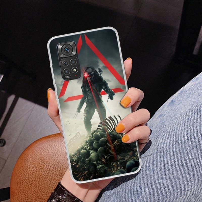 Alien Vs Predator Painted Phone Case For Xiaomi Redmi Note 15 14 13 12S 12 11 Pro Plus 14S 11S 11E 10 10S 11T 5G Personalized Co