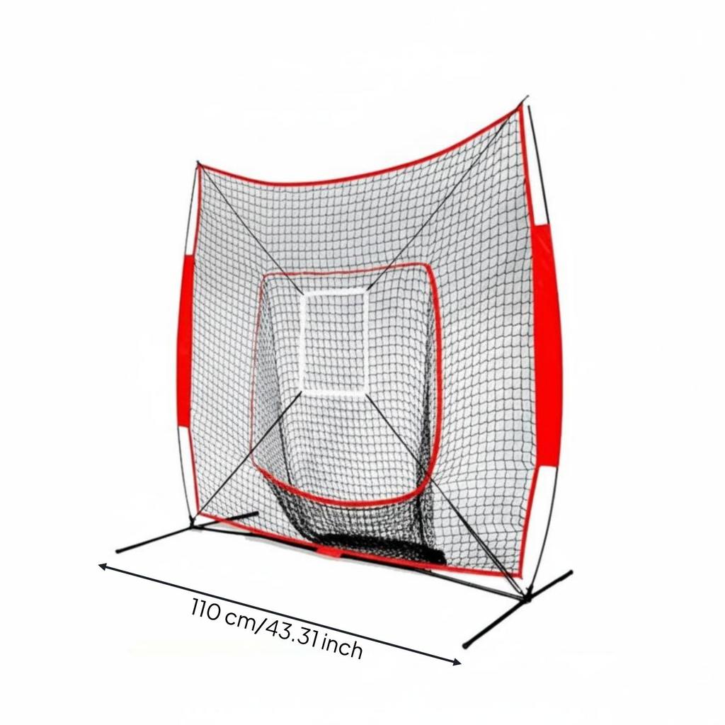 Baseball Practice Net Durable Batting Hitting Softball Training with Carry
