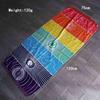 Comfortable Travel Rainbow Tapestry Floor Mat Yoga Carpet Beach Towel Rug Meditation Carpet