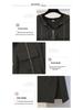 2023 Autumn Hooded Zipper Slit Dress for Women - Large Size, Slimming, Belly-Covering, Age-Reducing Style