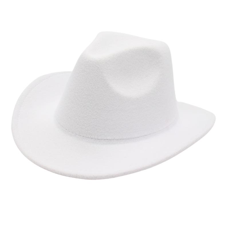Western Cowboy Top Hat Stage Performance Outdoor Shading Sun Protection Ethnic Style Tibetan Panama French Retro