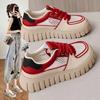 Thick-soled mesh breathable sports shoes summer new board shoes thin casual net shoes