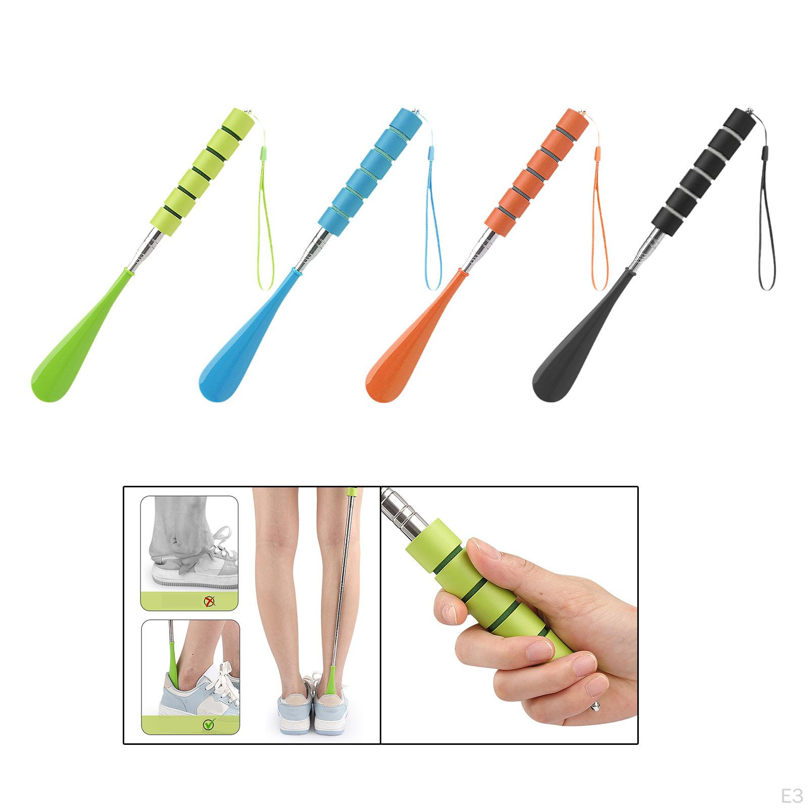 Выдвижной рожок для обуви с нескользящей ручкой — фото 3