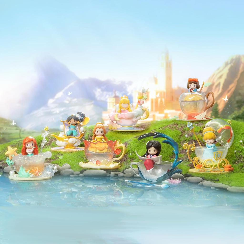 52TOYS DISNEY PRINCESS Sweeties Blind Box Trading Figures Collectible Figures Painted Gachapon Desktop Decoration Doll Toys Perfect Gift for Disney