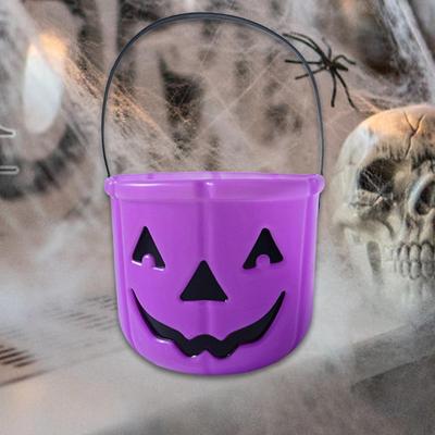 Wiadro na Cukierki Halloween Cukierek albo Psikus Dziewczynki Dzieci Pojemnik Artykuły Imprezowe Dekoracja