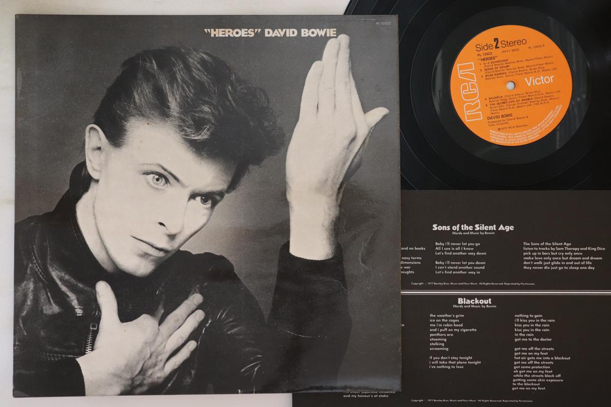 Виниловая пластинка DAVID BOWIE  Heroes PL12522 RCA VICTOR 1977 Великобритания Рок Б/у