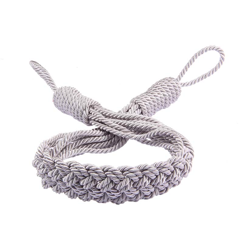 1 pieza de alzapaños de cortina hechos a mano, cuerda tejida DIY, decoración del hogar, soporte para cortinas, alzapaños para ventana, accesorios de habitación