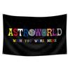 VIKAMA Simple English Space World Tapestry  Bedroom And Living Room Wall Hanging  Home Decoration Background Fabric
