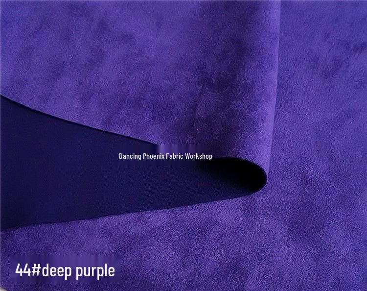 Luxury Snowflake Velvet Suede Air Layer Fabric - Thick, Stretchy, Soft, Delicate Knit