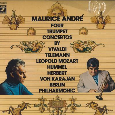 Disco LP MAURICE ANDRÉ, HERBERT VON KARAJAN, - Concertos para Trompete EAC80030PROMO ANGEL Japão Clássico Usado