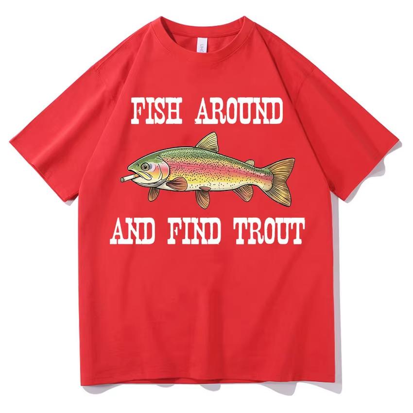 Funny Fishing Lover Tshirts Unisex Women Summer Pure Cotton Tshrit Oversized Hip Hop Casual T Shirts High Quality Daily Streetwear