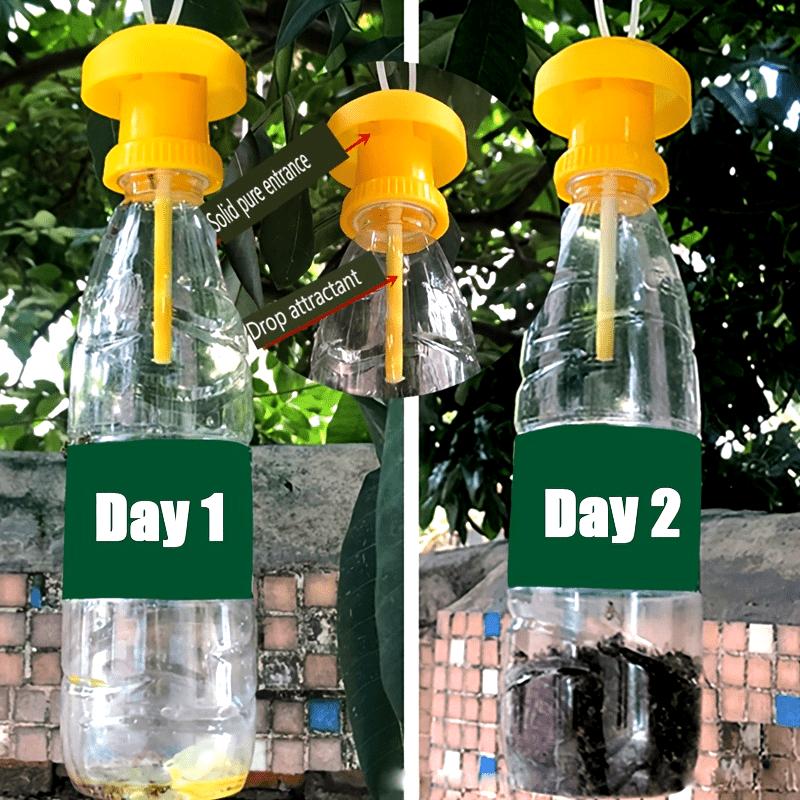 Non-Toxic Physical Pest Trap for Garden, Battery-Free & Eco-Friendly, Captures Beetles, Flies, Aphids to Protect Vegetables