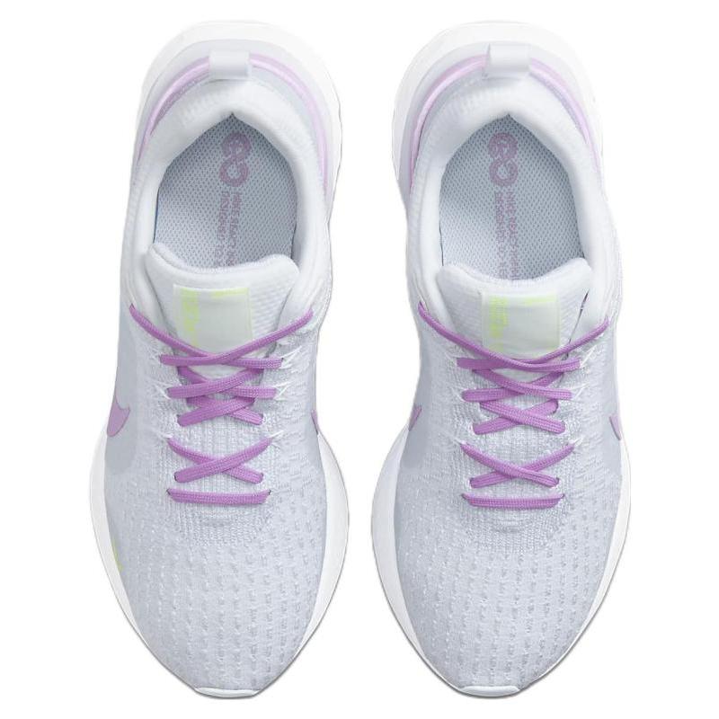 Nike React Infinity Run Flyknit 3 'Grey Rush Fuchsia' Women's Sneakers DZ3016-100