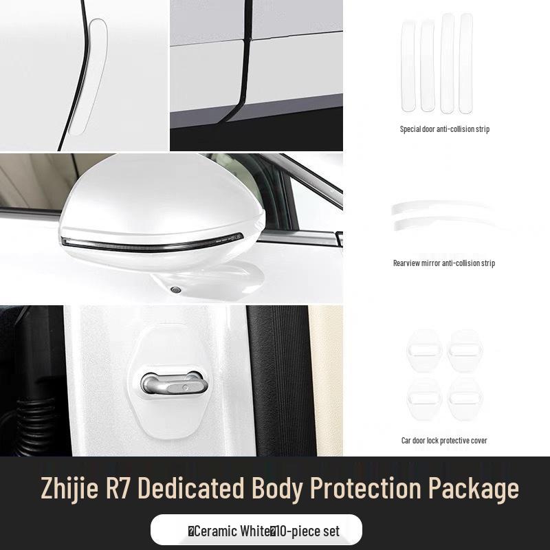 Zhiji R7 Rearview Mirror Anti-Collision & Anti-Scratch Interior Strip
