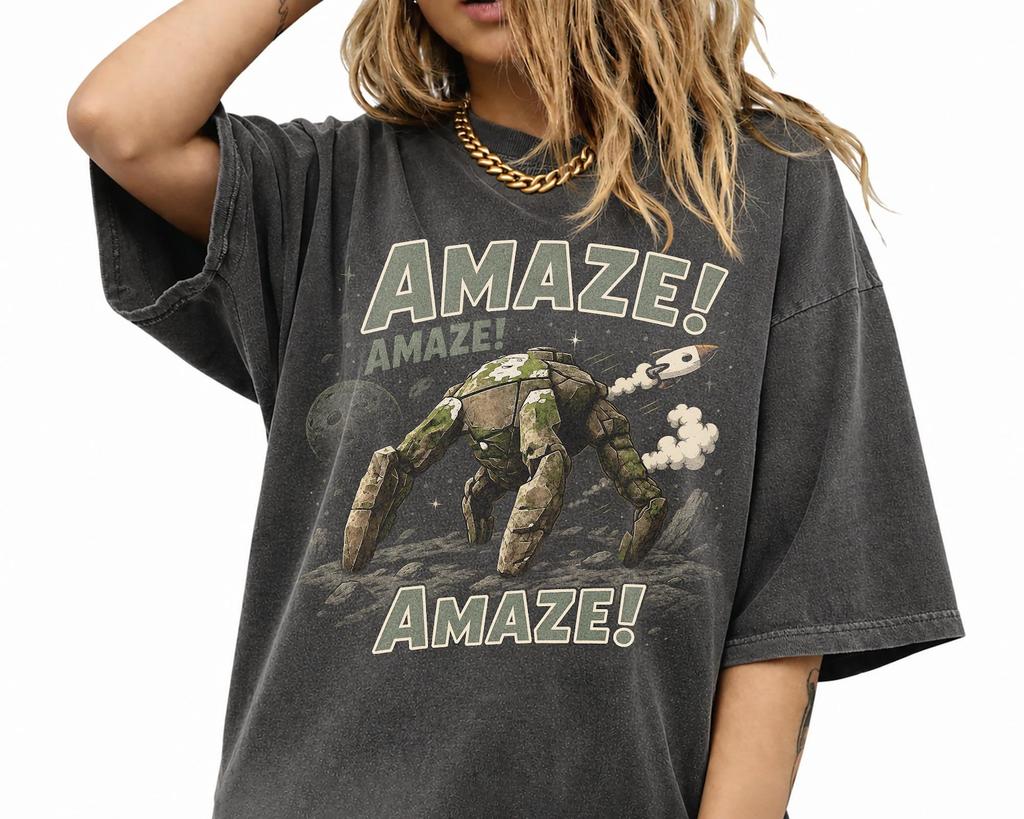 Maglietta Vintage Rocky Comfort Colors, T-shirt Sci-Fi Hail Mary Astrophage, T-shirt Streetwear