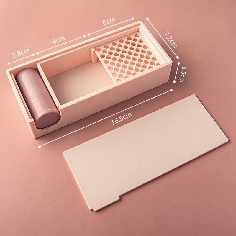 Polymer Clay Cutter Anti-Stick Starch Box With Brush Soft Ceramic Powder Storage Box Diy Earrings Jewelry Auxiliary Tools
