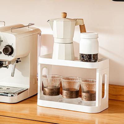 Double-Layer Water Cup Rack Two-Tier Storage Rack Neatly Arranged For Family