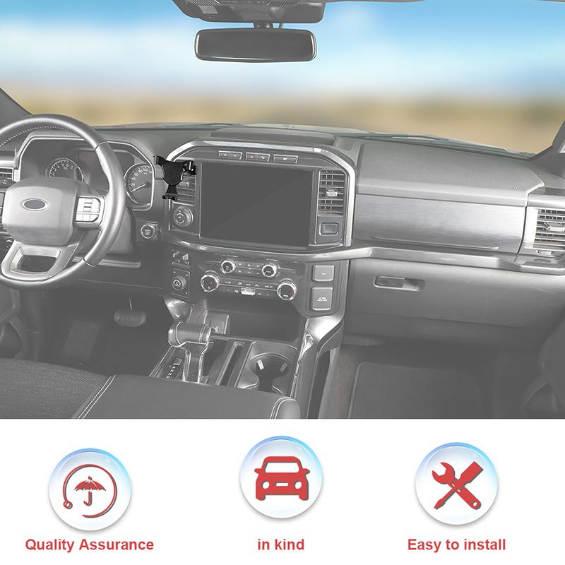 Car Air Conditioning Vent Mobile Phone Bracket GPS Phone Stand Bracket  Fit For Ford F150 2021 Up Car Interior Accessories