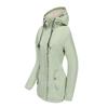 Parker Women's Hooded Lambswool Cotton Jacket - Fleece-lined, Autumn/Winter European Size Coat