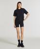 Nyuballanseu Nbneg3V712 / Women Premium Essential Small Logo Short Sleeve T-Shirt (Black)