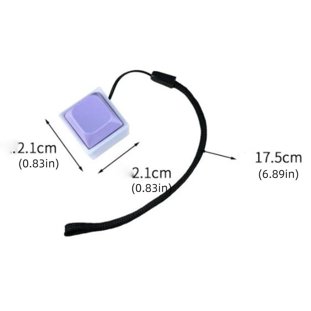 Keyboard Switche Fingertip Button Keychain Keyboard Key Cap Pendant  Office Leisure Entertainment