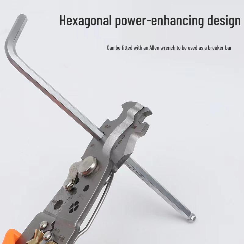 German Import 28-in-1 Heavy-Duty Multifunctional Wire Stripping & Cutting Pliers