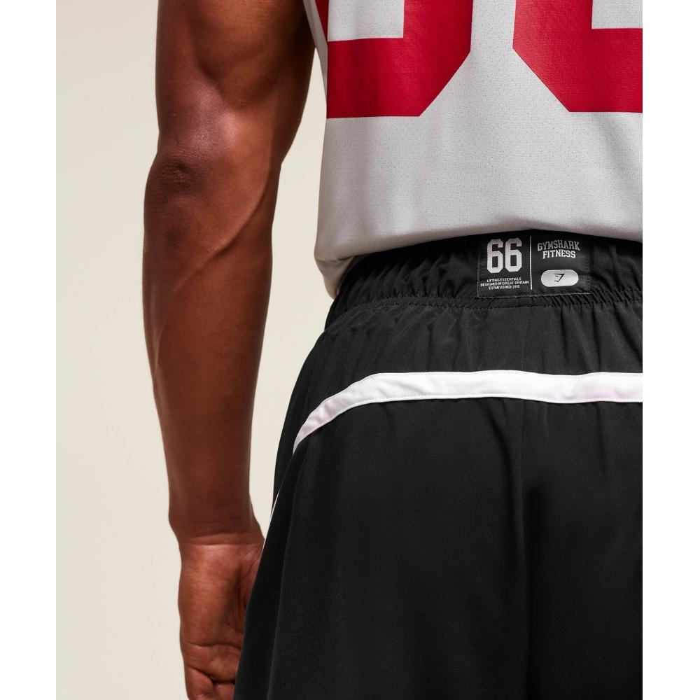 Gymshark Varsity 7 Shorts Schwarz A3b2w Bb2j