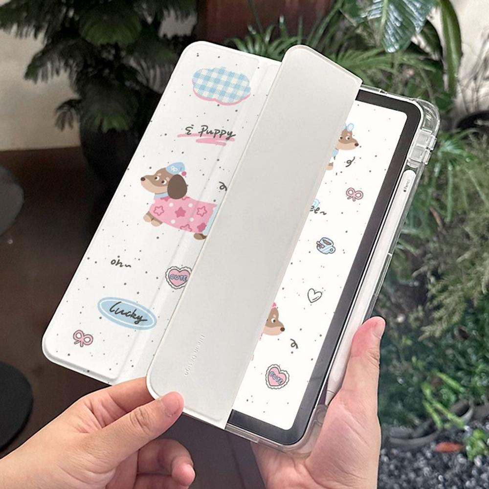 Tablet Protective Case For iPad Pro 12.9/iPad Air 13 2024/iPad Air 13 2025/iPad Mini 6 7/iPad 9.7/iPad Pro 13 11/iPad 11 10.9/iPad 10.2 With Pen Tray