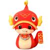 Toy Snake Plush Good Luck Mascot Cartoon Stuffed Doll New Year Gift Ornament