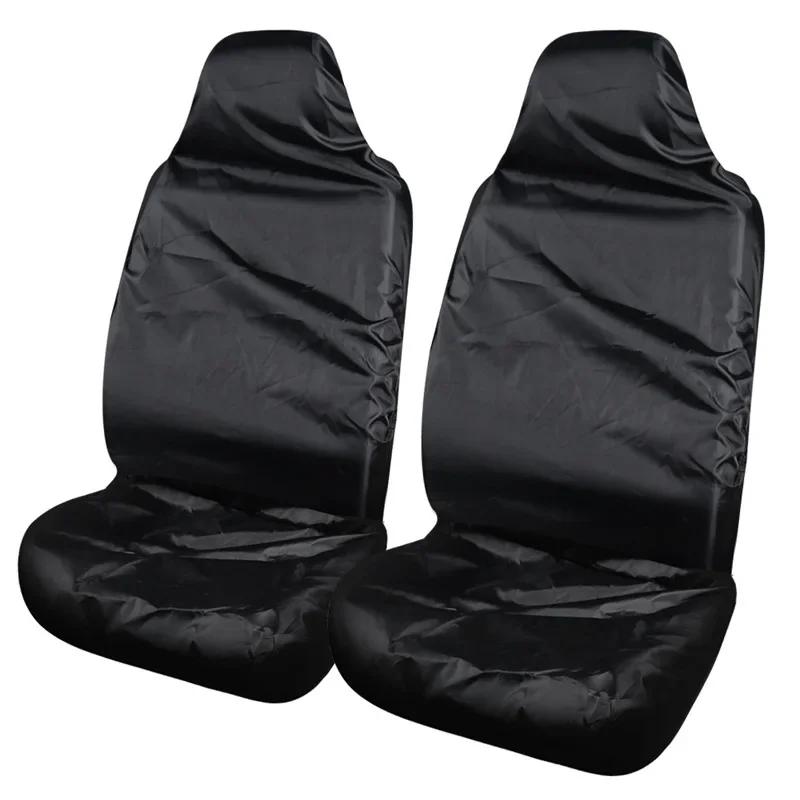 Pet Car Seat Protector Universal Heavy-Duty Canva Non-Woven Fabric Seat Cover For Pet Travel Car Rides Vehicle Interior Supplies