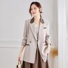TERRE BLEUE Women's Loose-Fit Casual Blazer