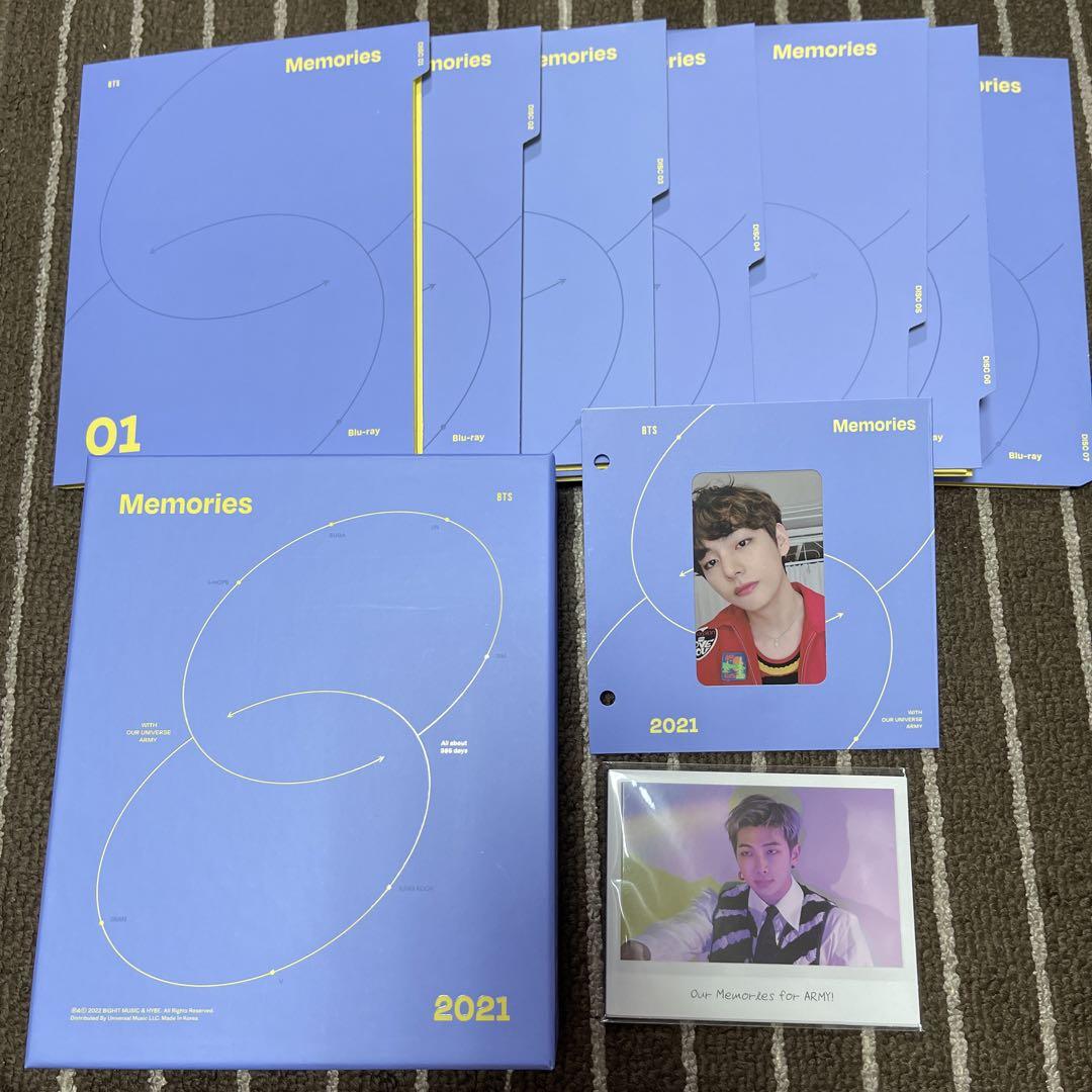 

[USED] BTS Memories 2021 Random Trading Cards V Blu-ray