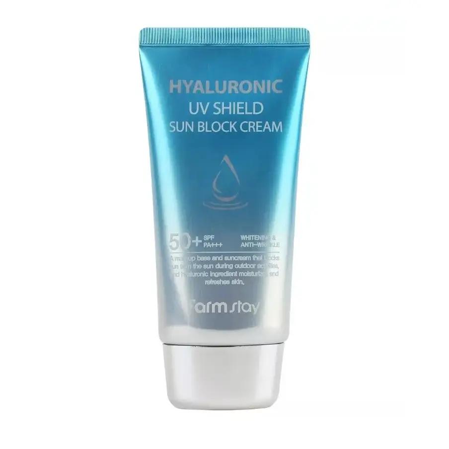 SPF50+ PA++ HYALURONIC UV SHIELD SUN BLOCK CREAM Farmstay 70ml