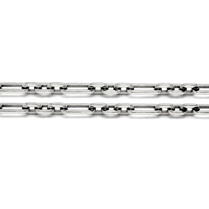 316L Stainless Steel Hip Hop Thick Chain Bracelet Vacuum Plating Geometric Links Statement Bracelets Hand Chains for Women Men