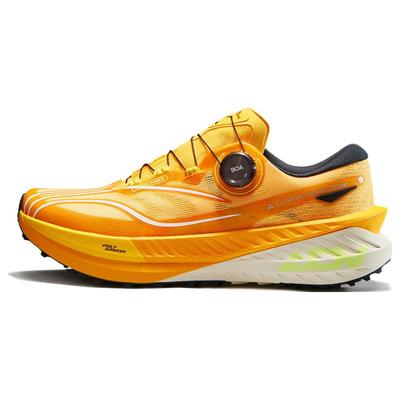 Li Ning De Lucas PRO Dämpfung Rutschfest Abriebfest Niedrig geschnitten Trailrunning-Schuhe Herren Gelb ARNT001-1