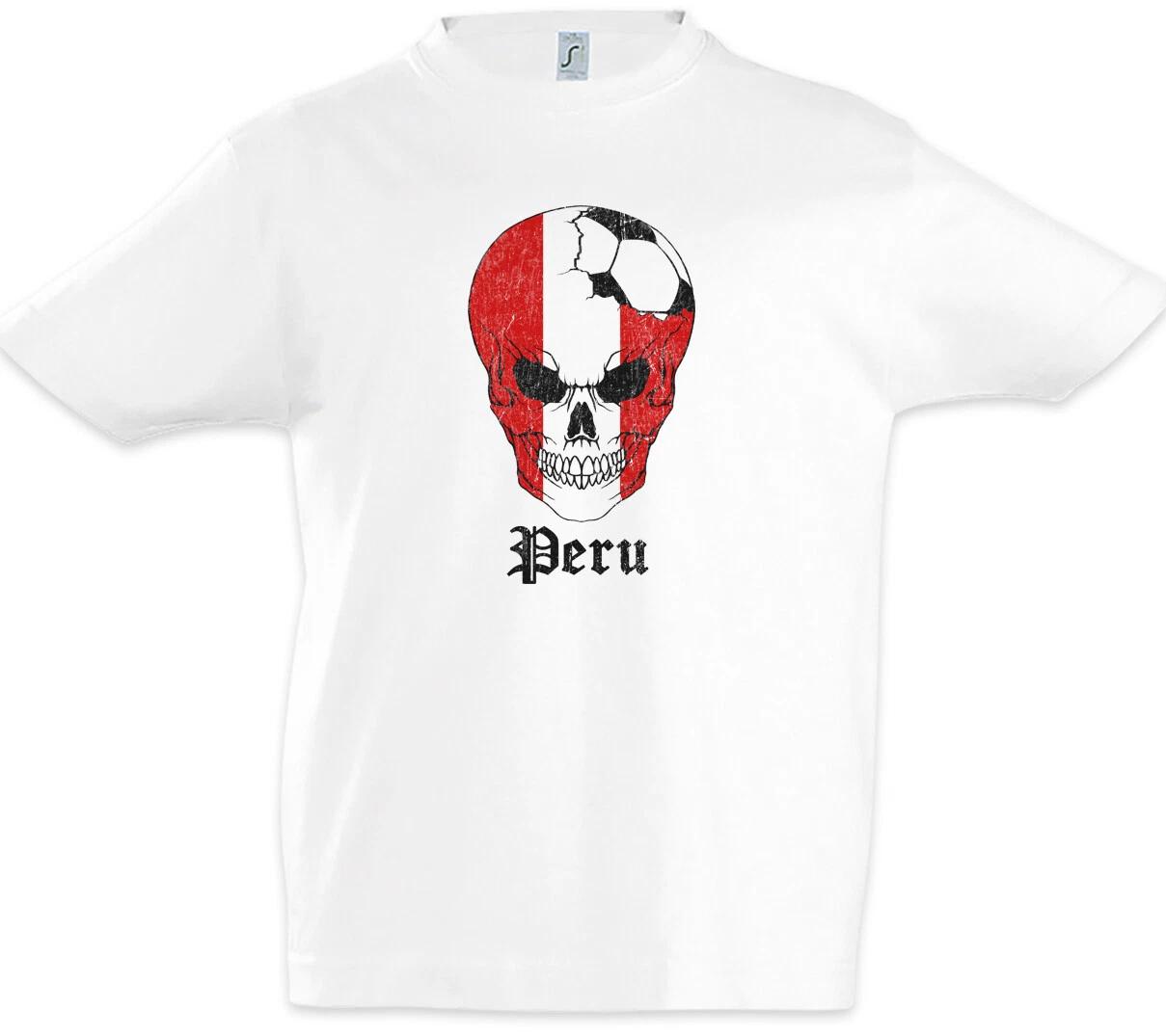 Peru Football Comet Kids Boys kids boys T-Shirt Peruvian Flag Bunting Football 160
