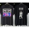 NIN Nine Inch Nails Pretty Hate Machine T-Shirt Men's and Women's Short Sleeve Brand T-shirts Summer Top Vintage Band Streetwear