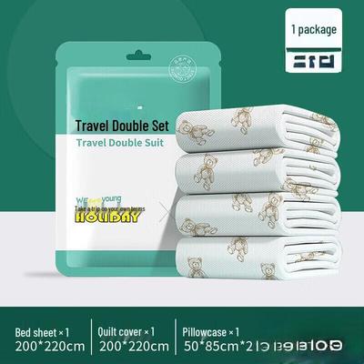 Li Shen Disposable Printed Travel Bedding Set