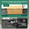 Úložný box na prodlužovací kabel Ratanový organizér na kabely Stolní nabíjecí zásuvka Síťový kabel Úložný box na WiFi router Napájecí kabel Nabíječka