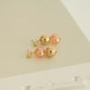 Gold Bubble Earrings