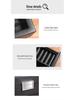Carbon Fiber PU Double Layer Watch & Jewelry Storage Box - Holds 6 Watches & Cufflinks