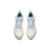 Anta Cloud Tracking Round Toe Lace-Up Cushioning Low-Top Running Shoes Women Sneaker White Blue 122415522-3