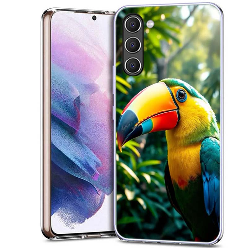Keel-Billed Toucan Phone Case for Samsung A54 A14 A24 A34 A17 A37 A57 A55 A35 A25 A15 A13 A23 A33 A53 A07 A05S A04S A03 A73 Gala