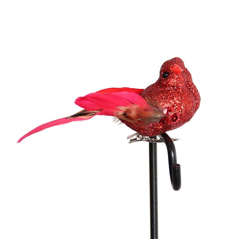 1Pc Artificial Birds Foam Animal Simulation Feathe-r Model Cute Fake Tit for DIY Craft Home Garden Ornament Decoration