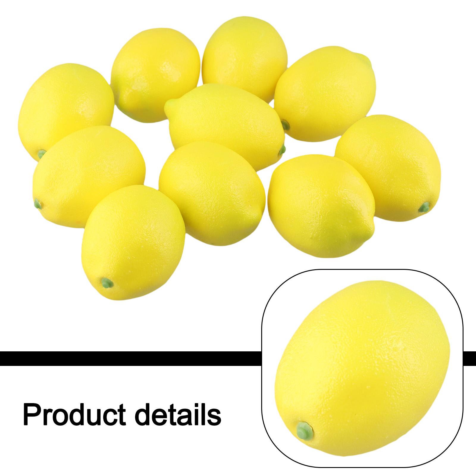 

Home Kitchen Artificial Lemon Decor 5*5*7.5cm every Piece Photography Props Table Centerpieces Compact And Lightweight China Mainland