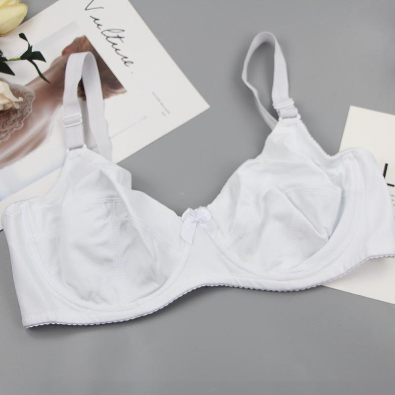 Bra Large Size Glossy Bra Comfortable Cooling Women's Bra Adjustment Underwear New Products
