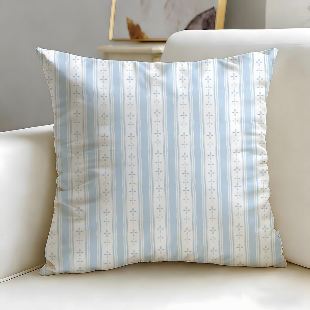 Woven Texture Cushion Cover Soft EasyWash Pillow Case Versatile for Couch Bed Travel and Office