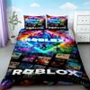 Kids Gifts Roblox Duvet Cover Cartoon Roblox Bedding Set Breathable Comfortable Quilt Cover For Bedroom Decor Dormitory