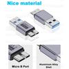 USB C to Micro B Extender Adapter 10Gbps USB3.0 Type C Female to Micro B Cable Extender for Laptop Phone Hard Drive Disk Samsung