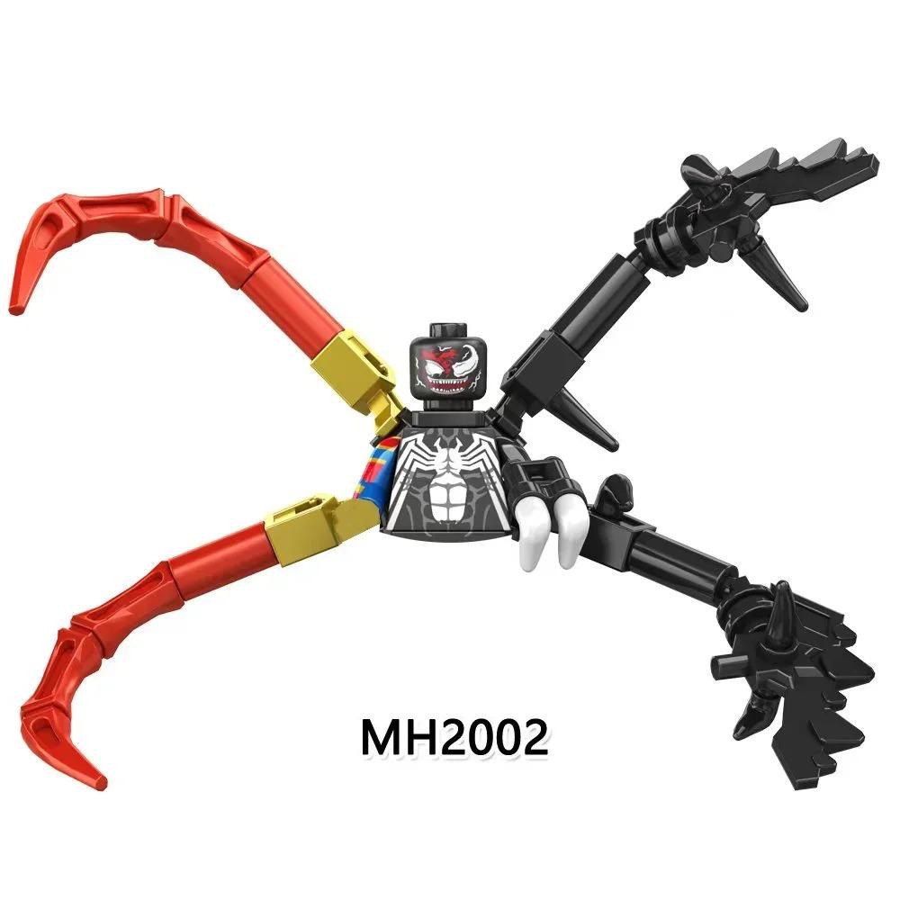 

Marvel Человек-паук Призрачный гонщик классический персонаж строительные блоки кирпич игрушка мини-модель кукла детский праздник подарок на день рождения